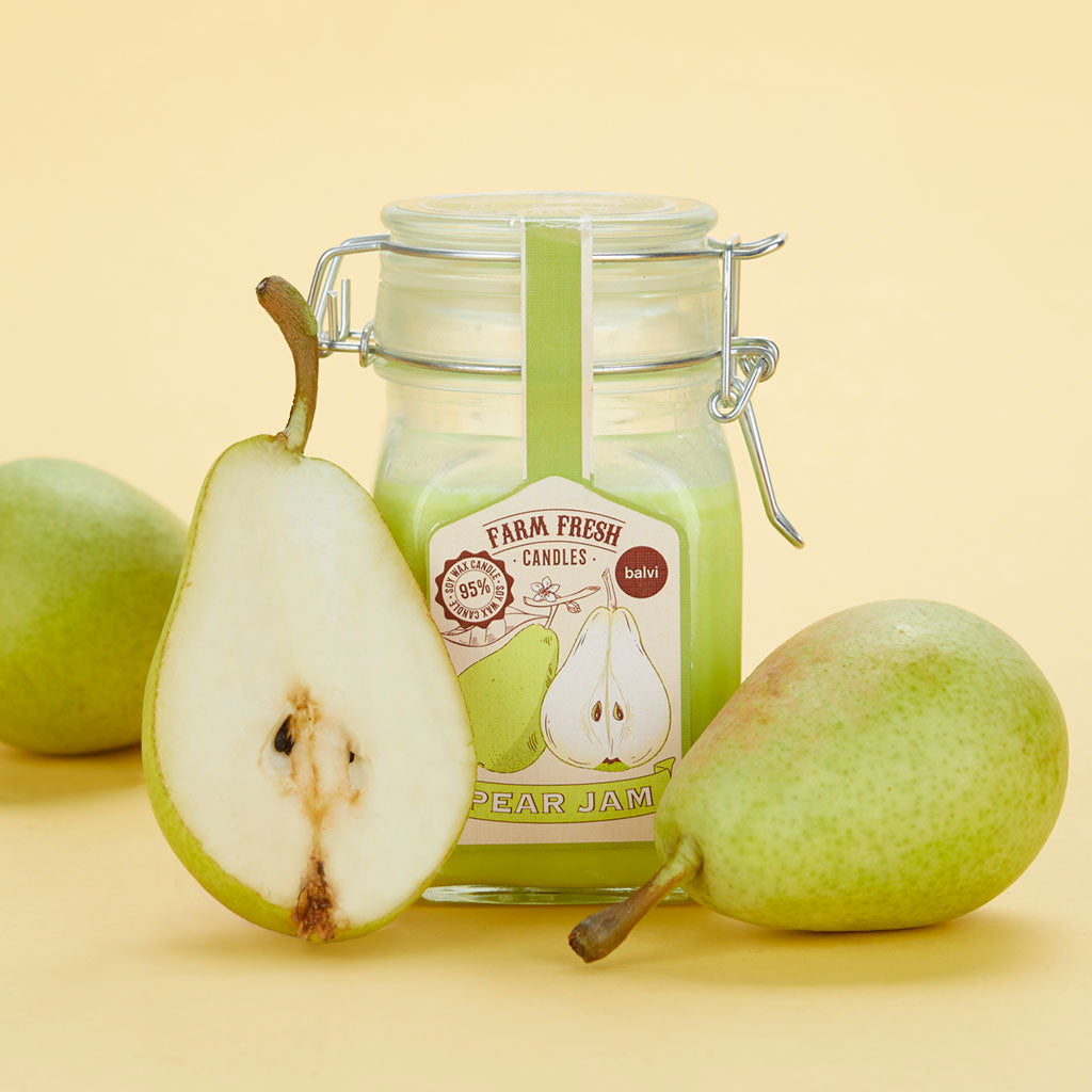 SCENTED CANDLE GREEN PEAR