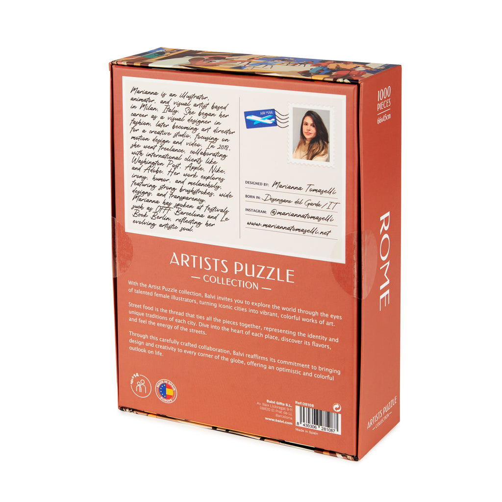 PUZZLE CHIPBOARD ART ROME