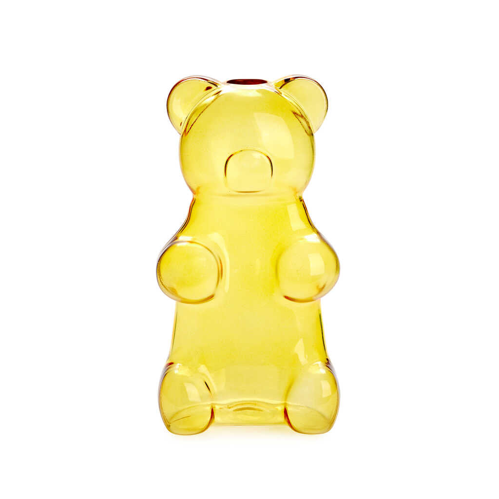 VASE YELLOW YUMMY BEAR