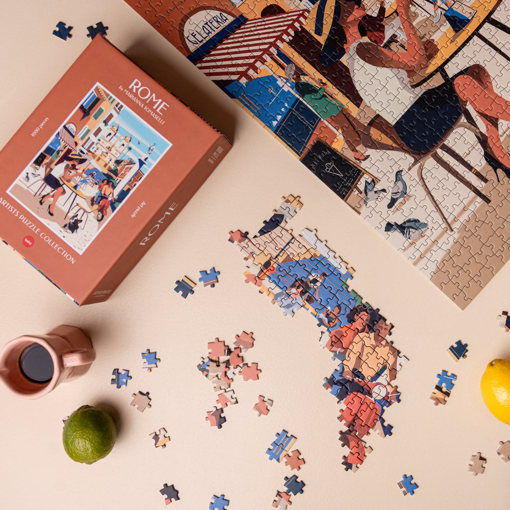 PUZZLE CHIPBOARD ART ROME