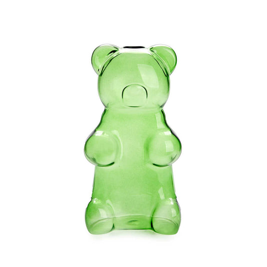 VASE GREEN YUMMY BEAR