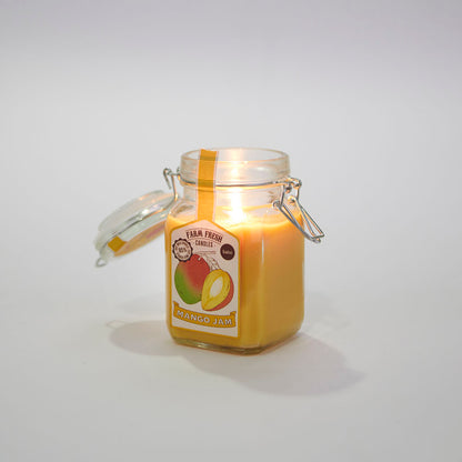 SCENTED CANDLE YELLOW MANGO