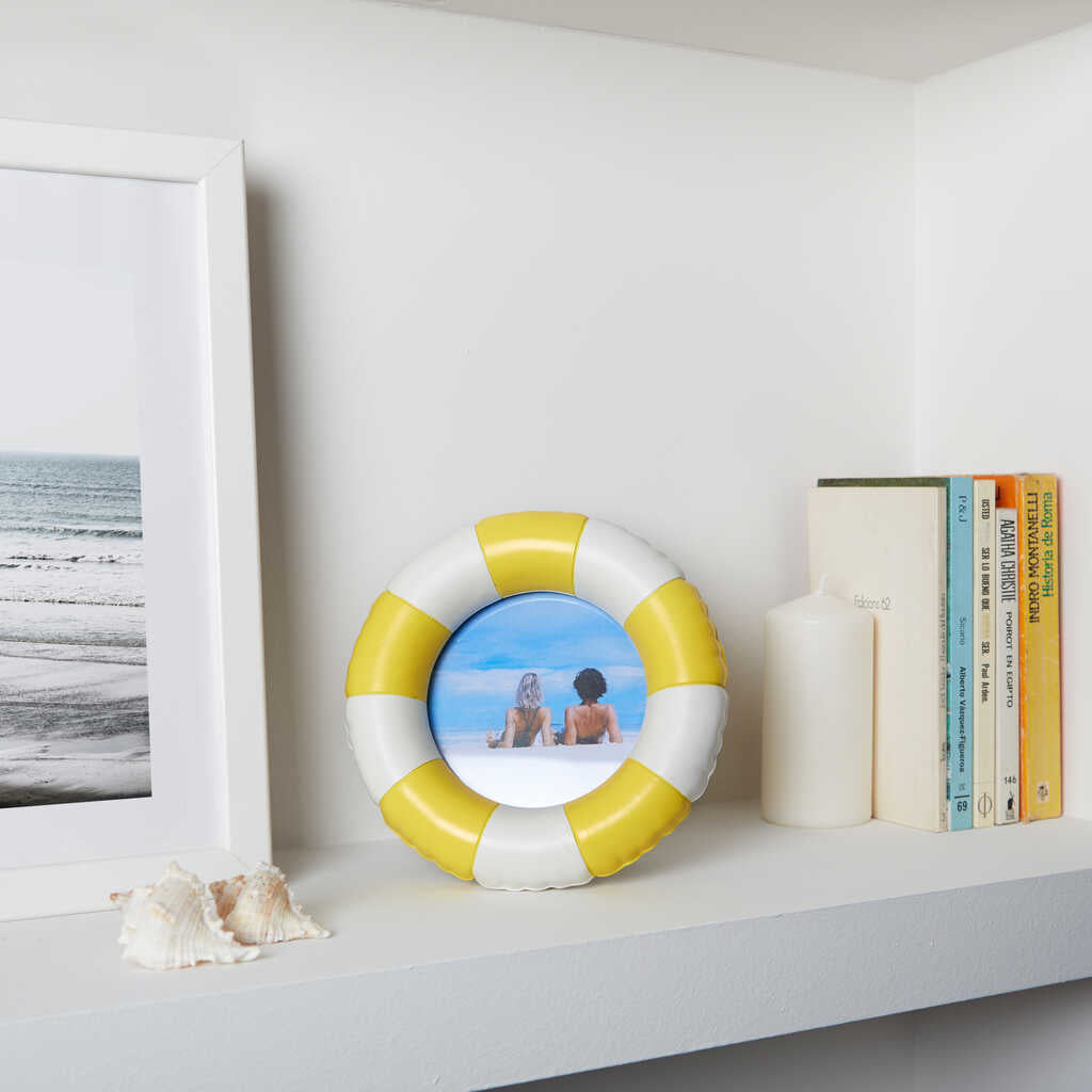 PHOTO FRAME YELLOW LIFEBUOY