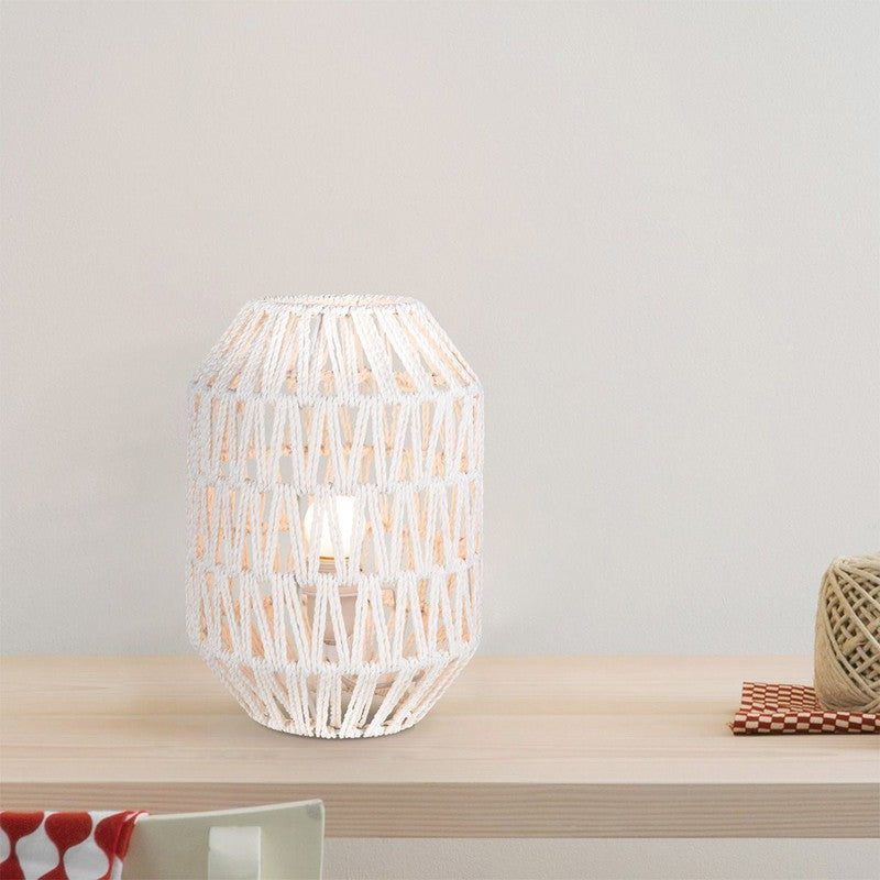 TABLE LAMP WHITE ROPE