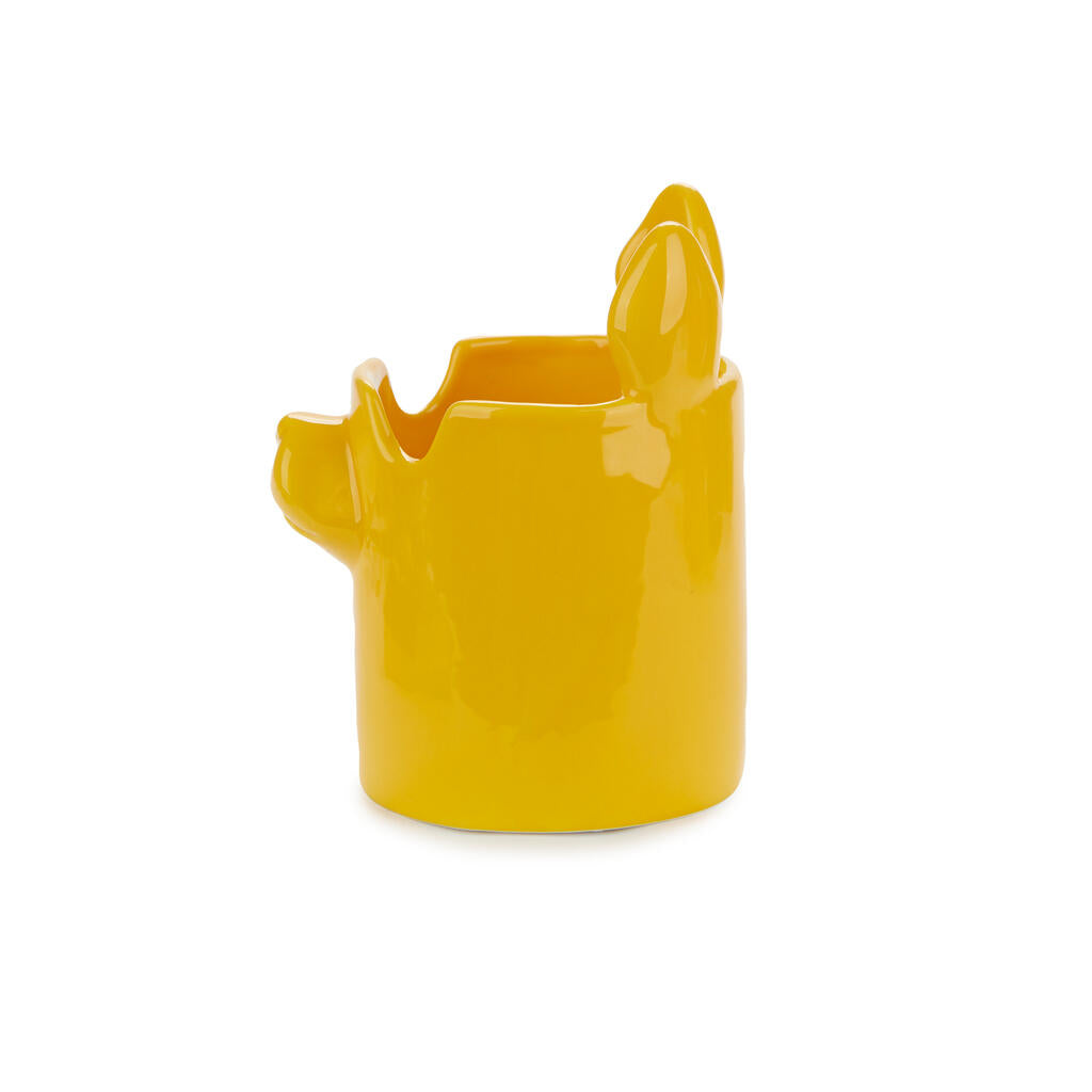 PEN HOLDER YELLOW NOSY DOG