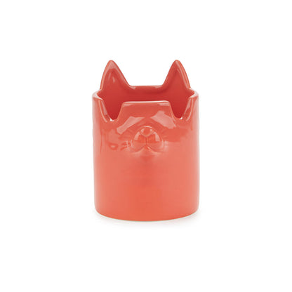 PEN HOLDER RED NOSY CAT