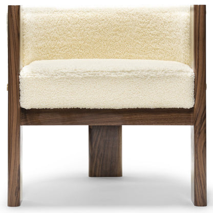 ARM CHAIR EGG BOUCLE