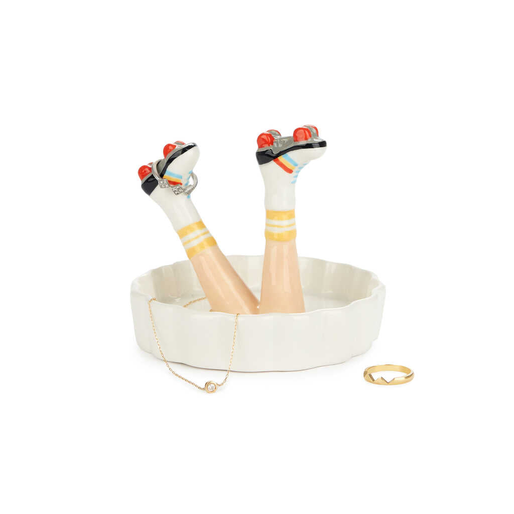 JEWELRY HOLDER WHITE LEGS