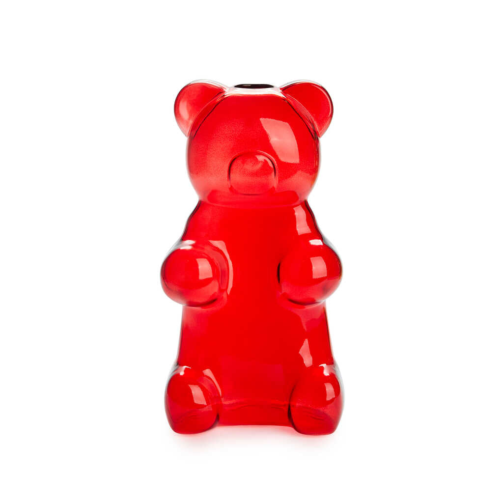 VASE RED YUMMY BEAR