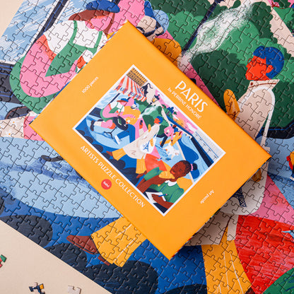 PUZZLE CHIPBOARD ART PARIS