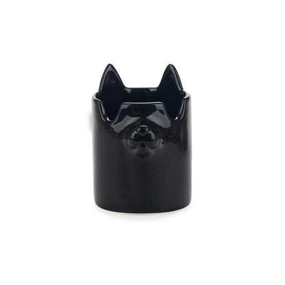 PEN HOLDER BLACK NOSY CAT
