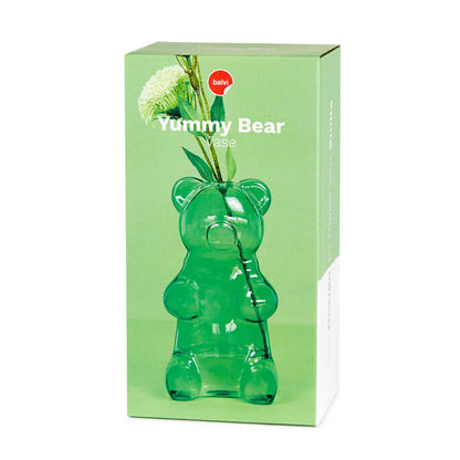 VASE GREEN YUMMY BEAR