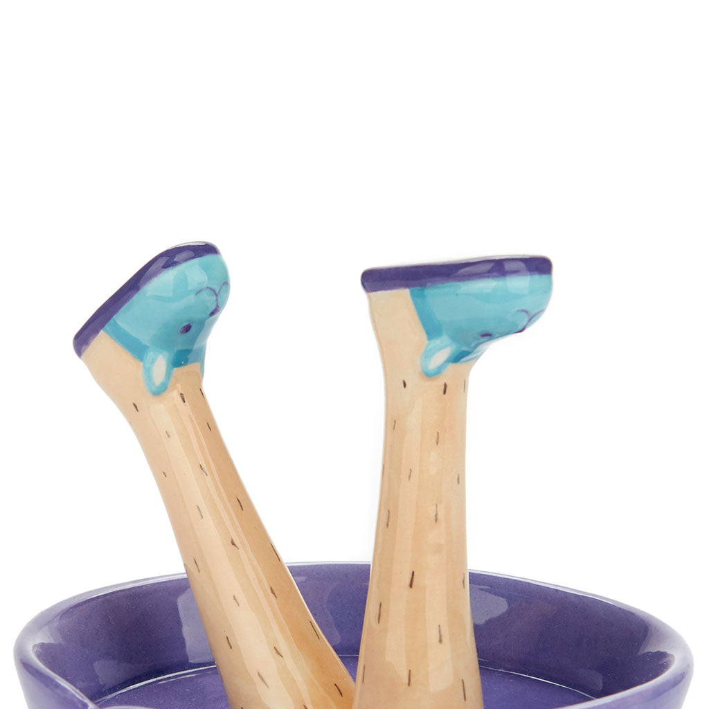 JEWELRY HOLDER PURPLE LEGS