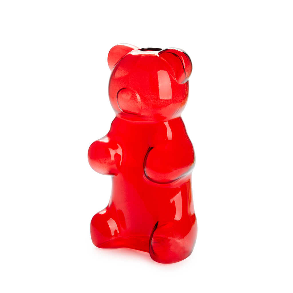 VASE RED YUMMY BEAR