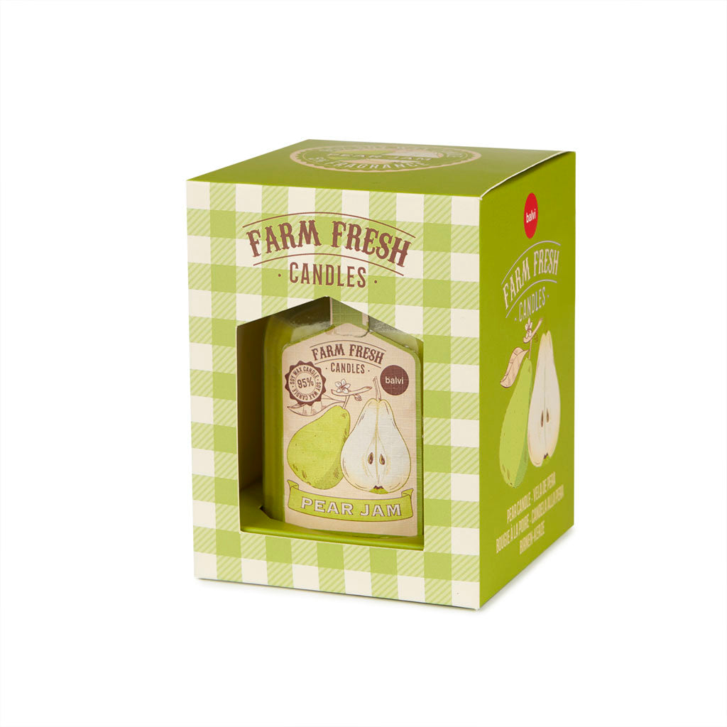 SCENTED CANDLE GREEN PEAR