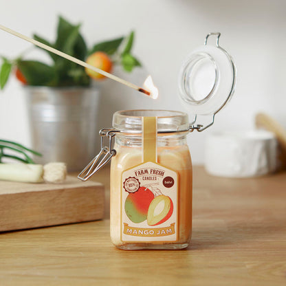 SCENTED CANDLE YELLOW MANGO