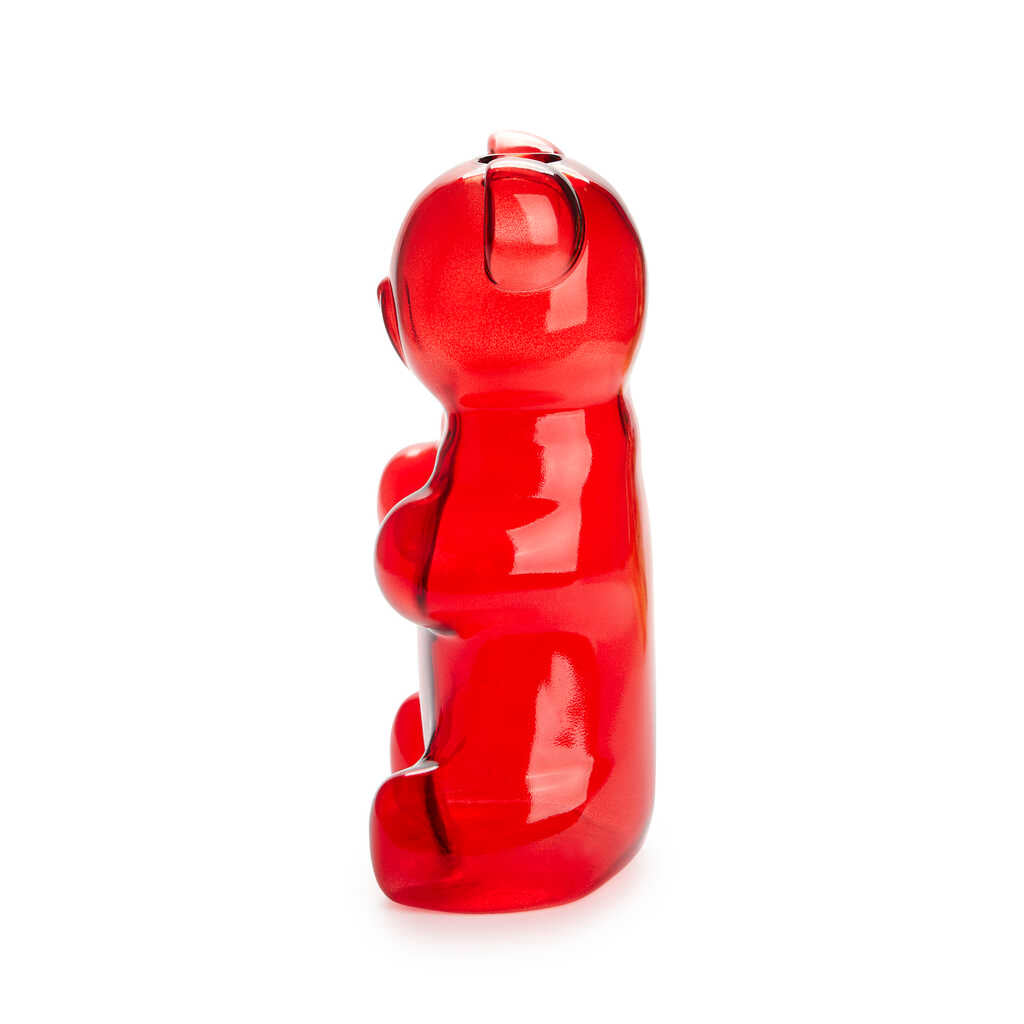 VASE RED YUMMY BEAR
