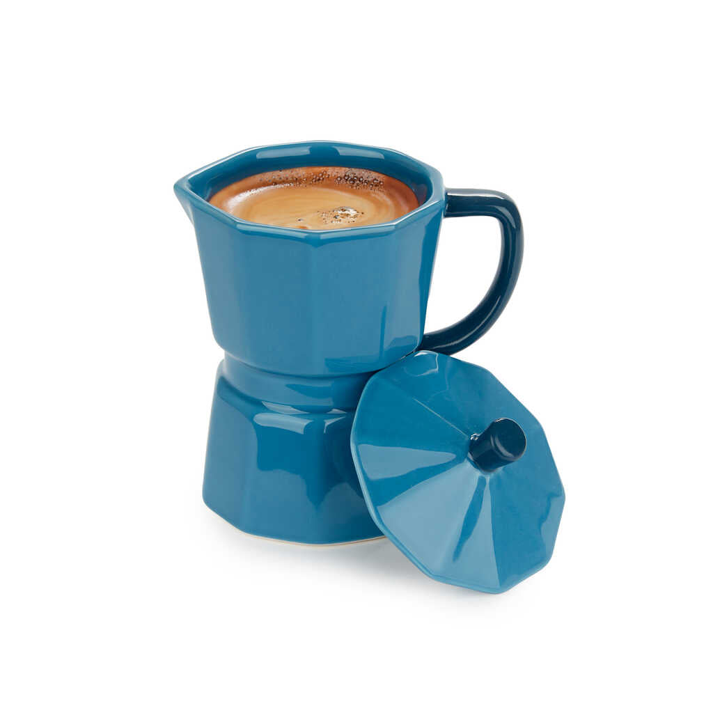 MUG CERAMIC BLUE MOKA