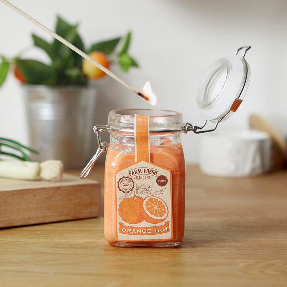 SCENTED CANDLE ORANGE JAM
