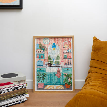 PUZZLE CHIPBOARD ART BUBBLE BATH