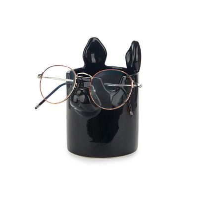 PEN HOLDER BLACK NOSY DOG