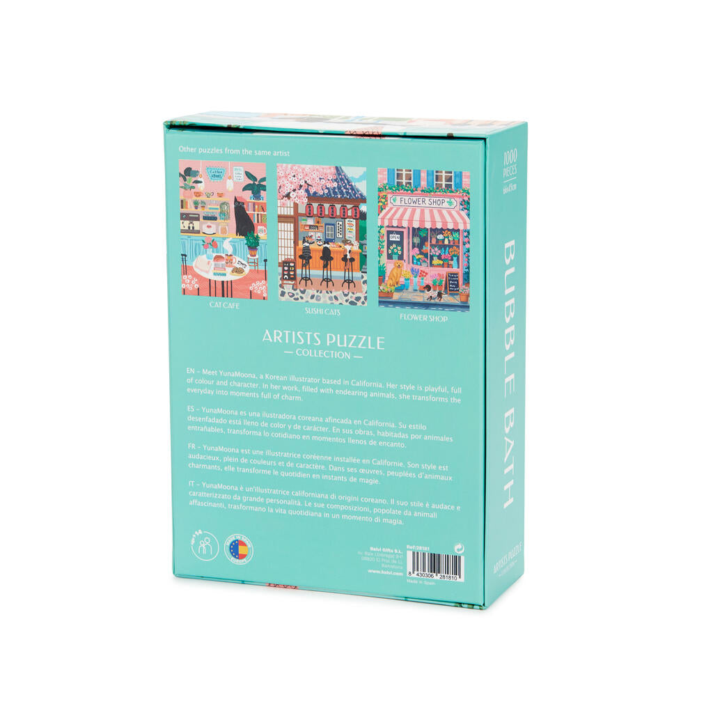 PUZZLE CHIPBOARD ART BUBBLE BATH