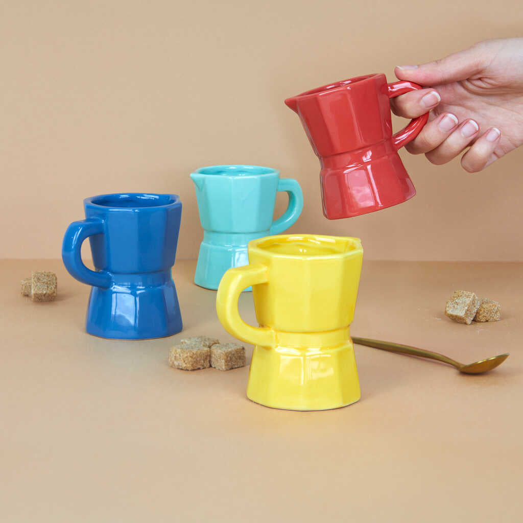 COFFEE CUP SET COLOUR MOKA