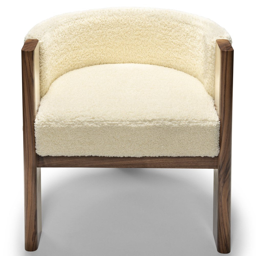 ARM CHAIR EGG BOUCLE