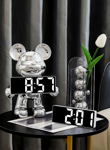 CLOCK DIGITAL SILENT BEAR