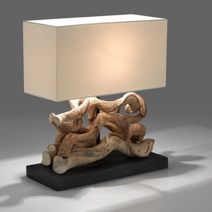 TABLE LAMP WOOD COMET