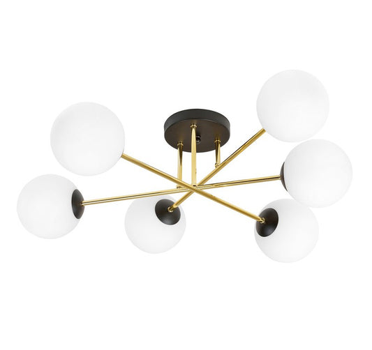 CEILING LAMP BLACK MANZONI