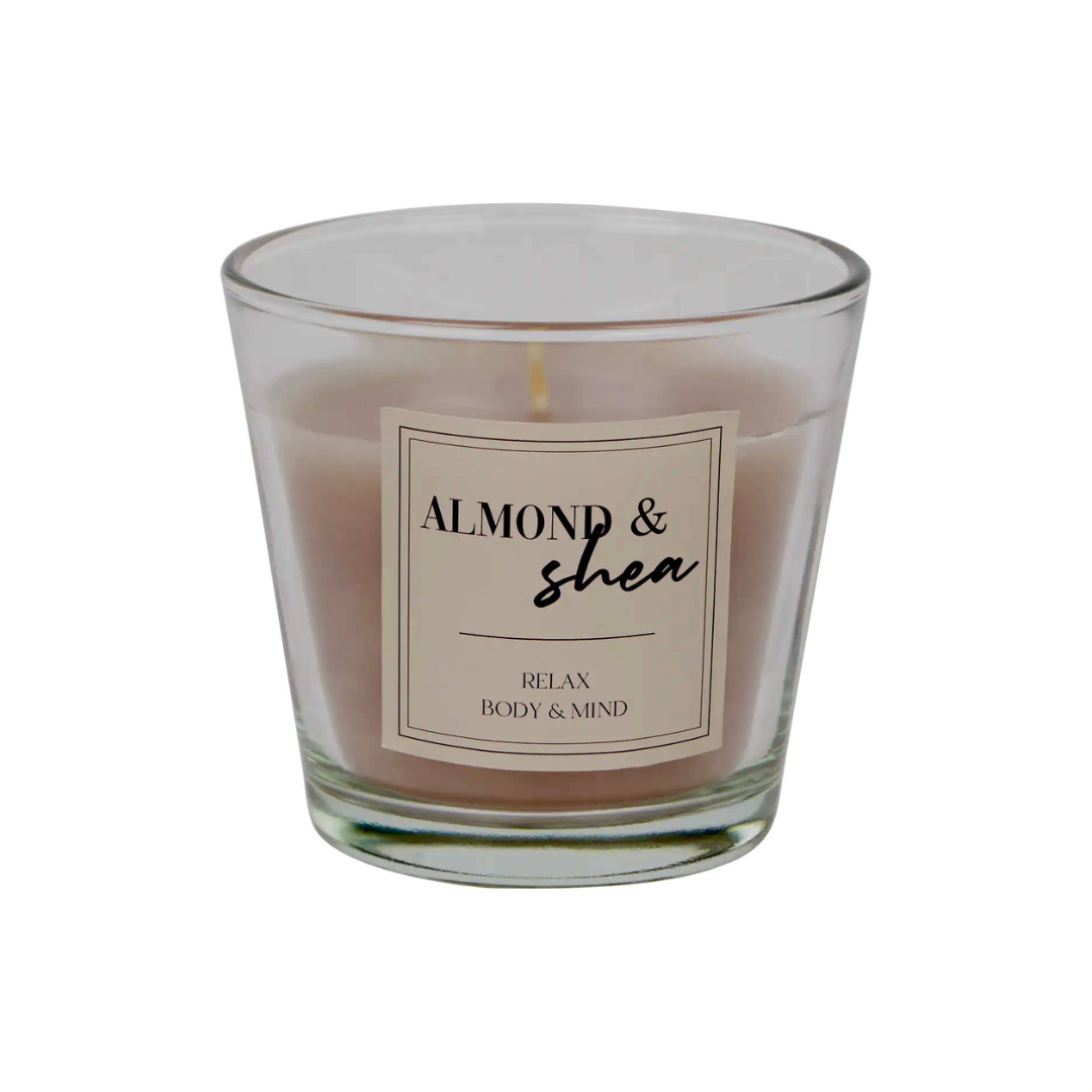 SCENTED CANDLE ALMOND SHEA