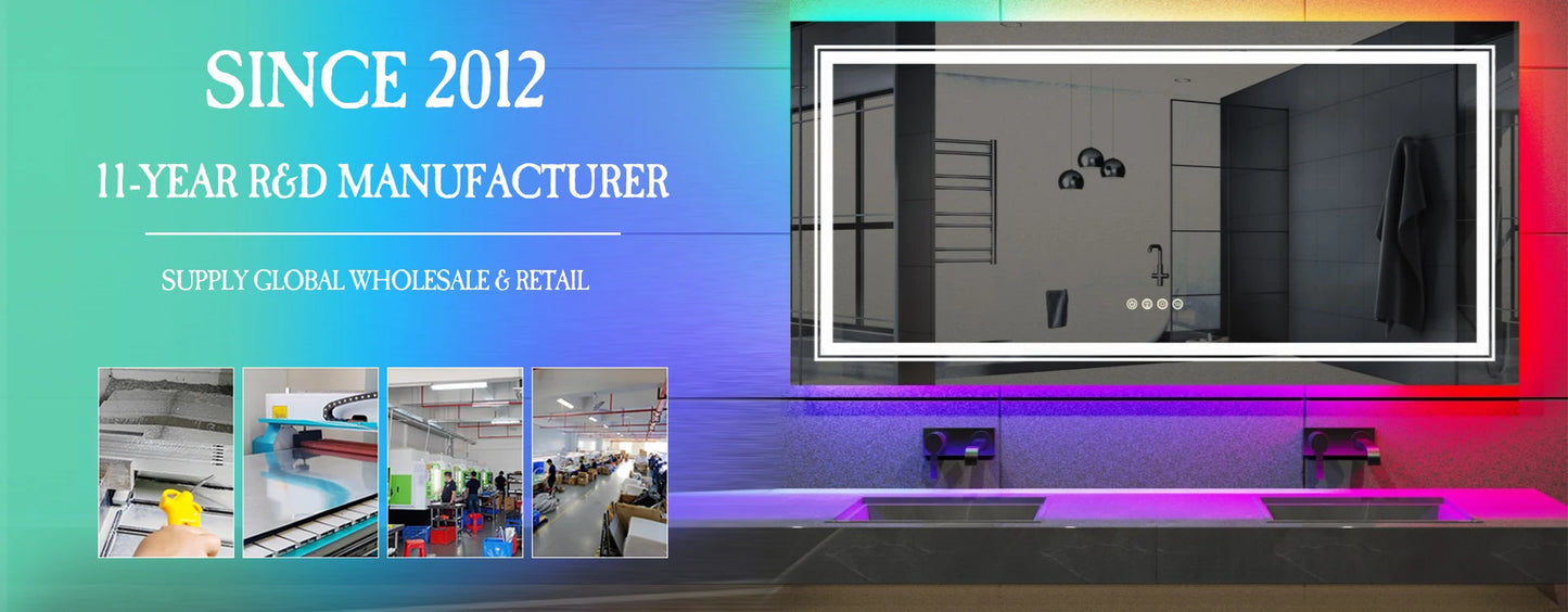 MIRROR ROUND DIMMABLE LED