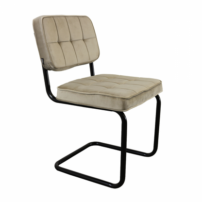 CHAIR BLACK CREME SOLARIIS