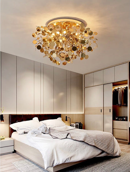 CEILING LAMP GOLD PATRICIA - MIOMILLY HOME