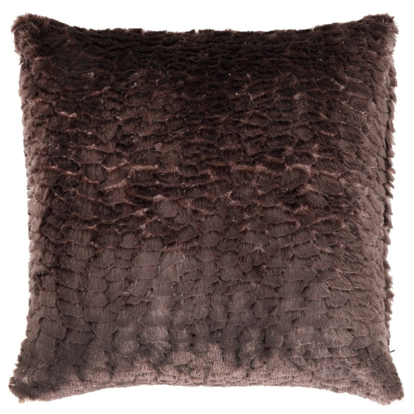 CUSHION BROWN FURRURE