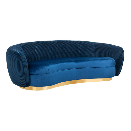 SOFA GOLD BLUE MOLLIS