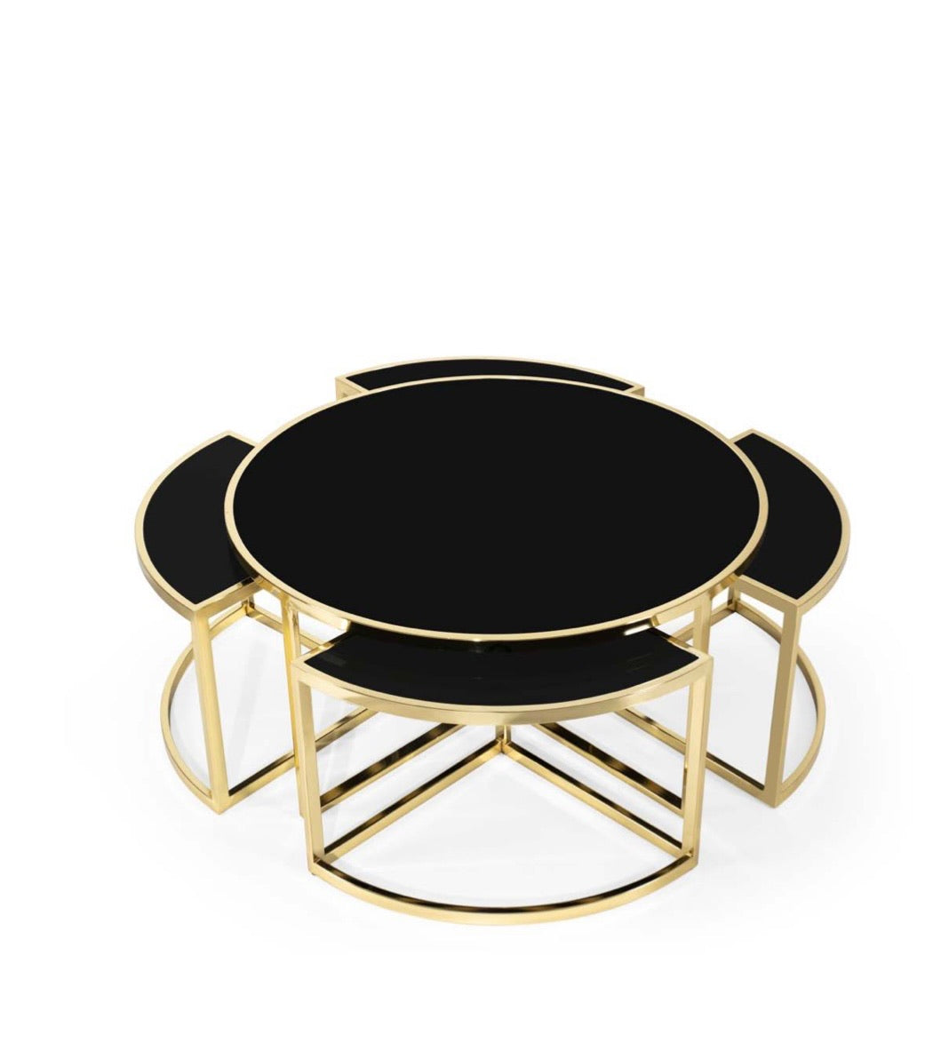 COFFEE TABLE GOLD PENELOPE - MIOMILLY HOME