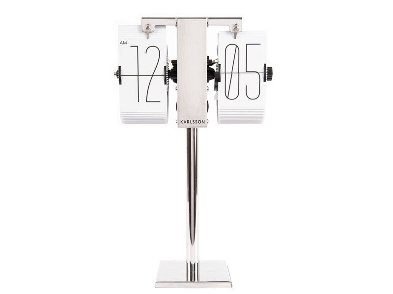 CLOCK WHITE CYLINDRO