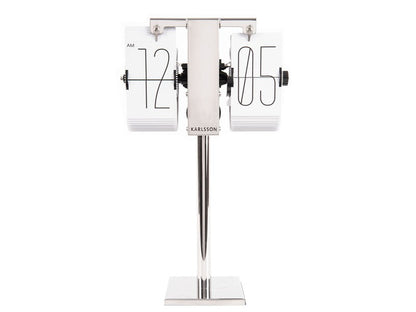 CLOCK WHITE CYLINDRO