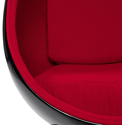 CHAIR EGG BLACK PEROVUM