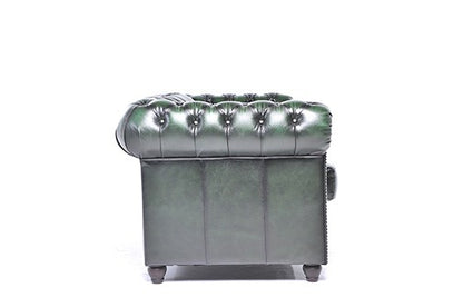 SOFA GREEN CHESTERFIELD