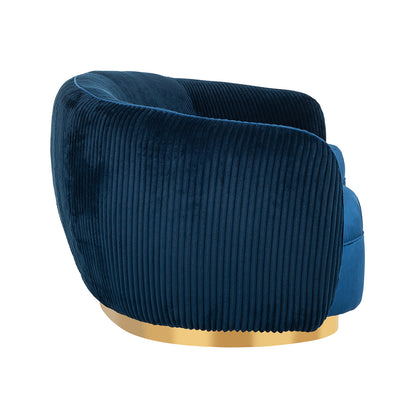 SOFA GOLD BLUE MOLLIS