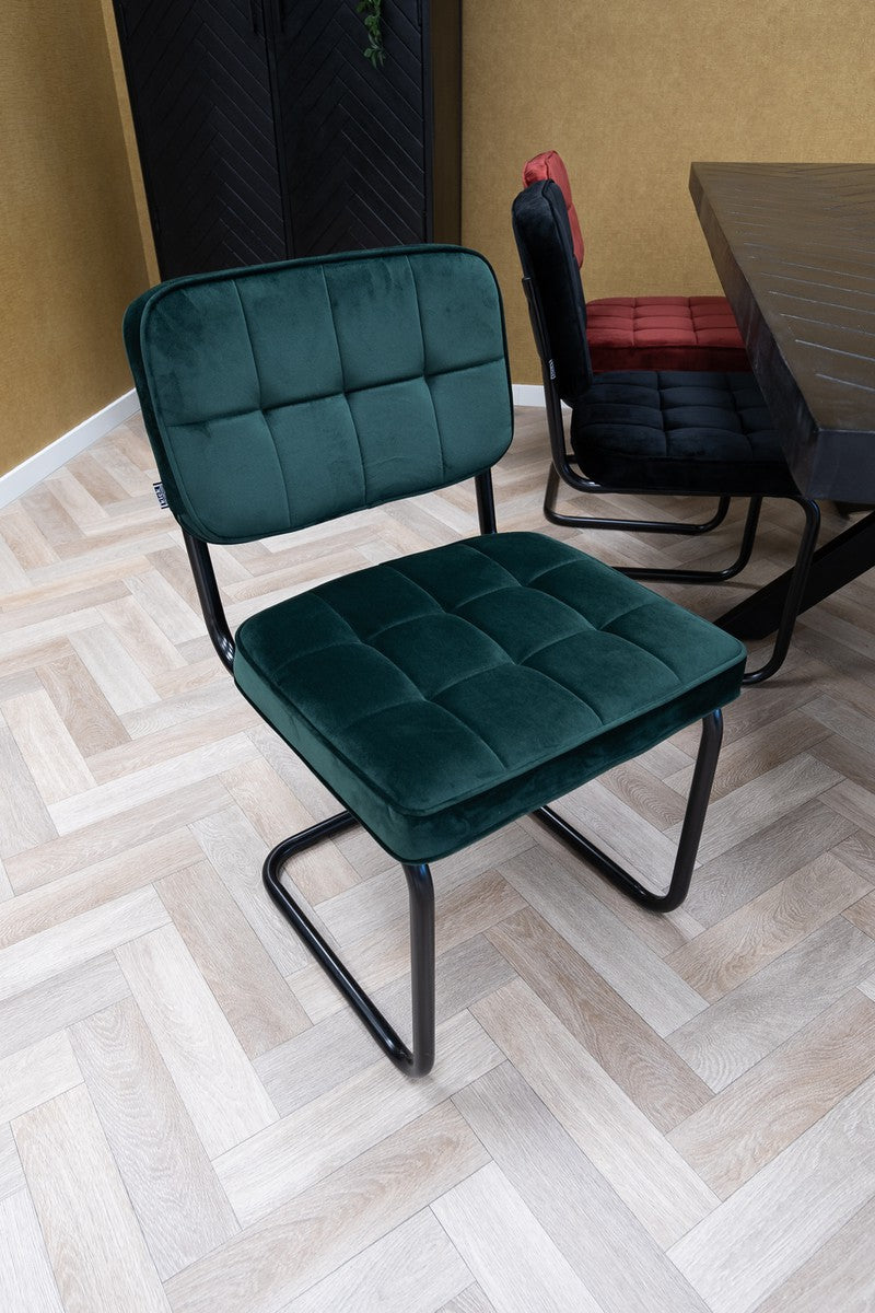 CHAIR BLACK GREEN SOLARIIS