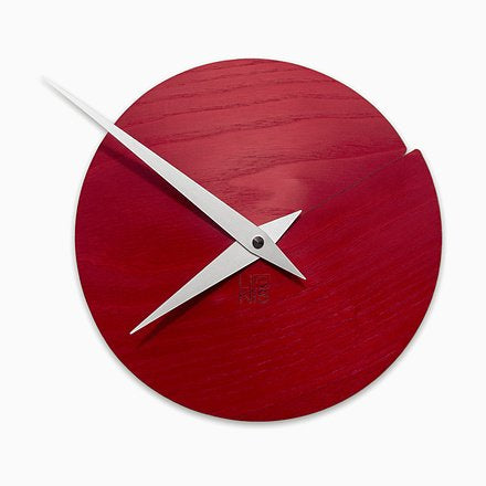 CLOCK RED VULCANELLO