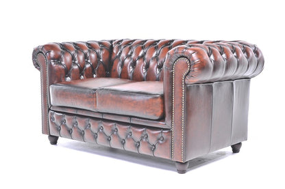 SOFA CINNAMON CHESTERFIELD