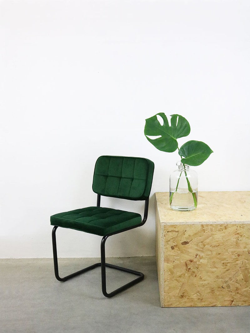 CHAIR BLACK GREEN SOLARIIS