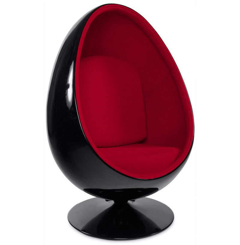 CHAIR EGG BLACK PEROVUM