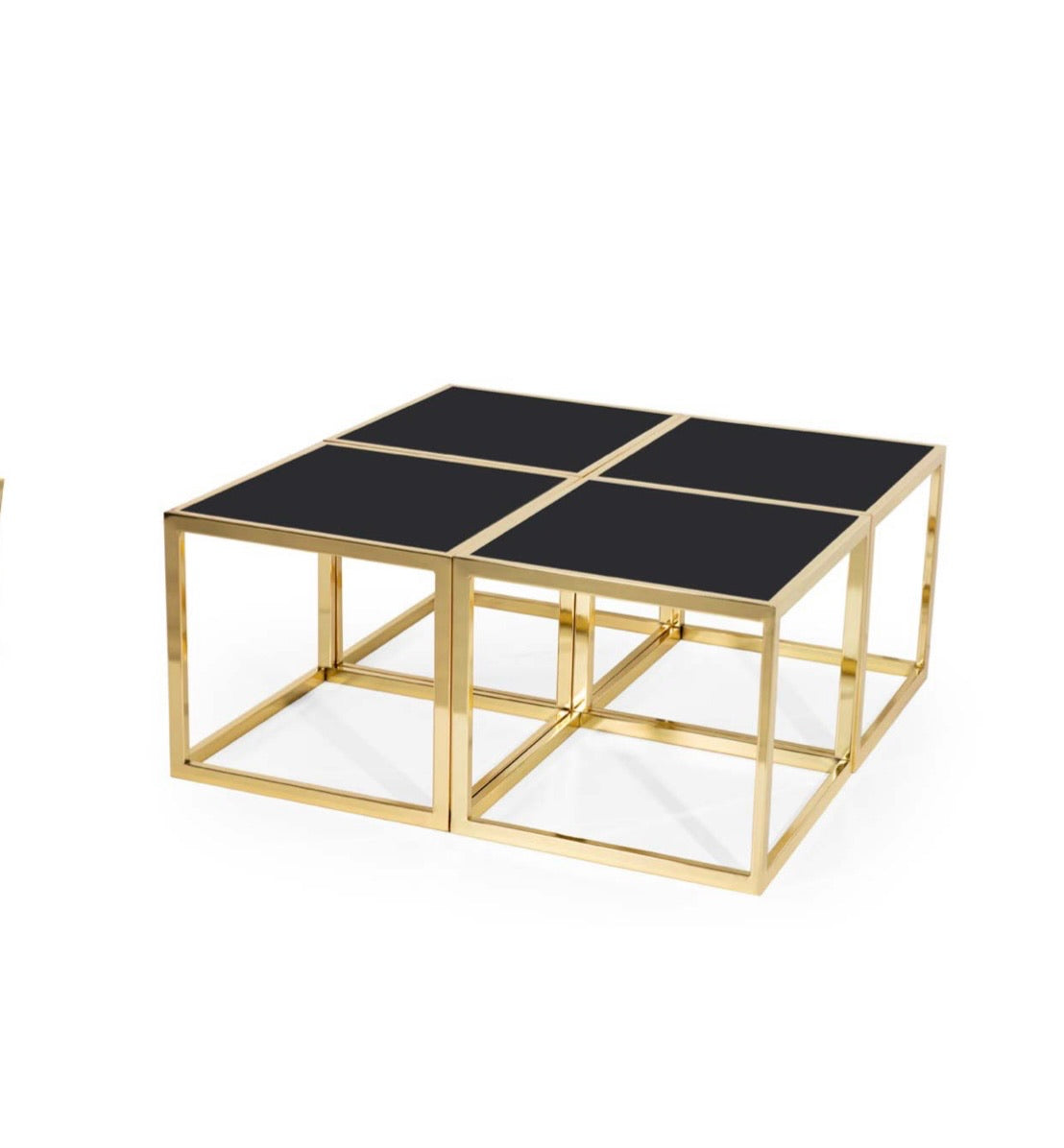 COFFEE TABLE GOLD JOSEPHINE - MIOMILLY HOME