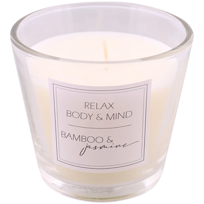 SCENTED CANDLE BAMBOO JASMINE